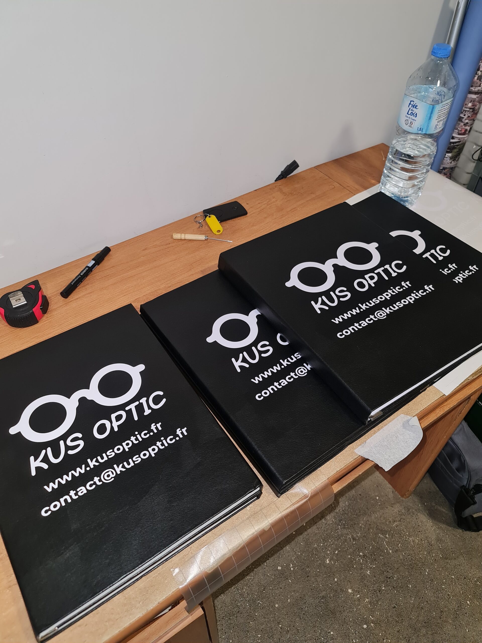 Personnalisation de livret pour KUS OPTIC