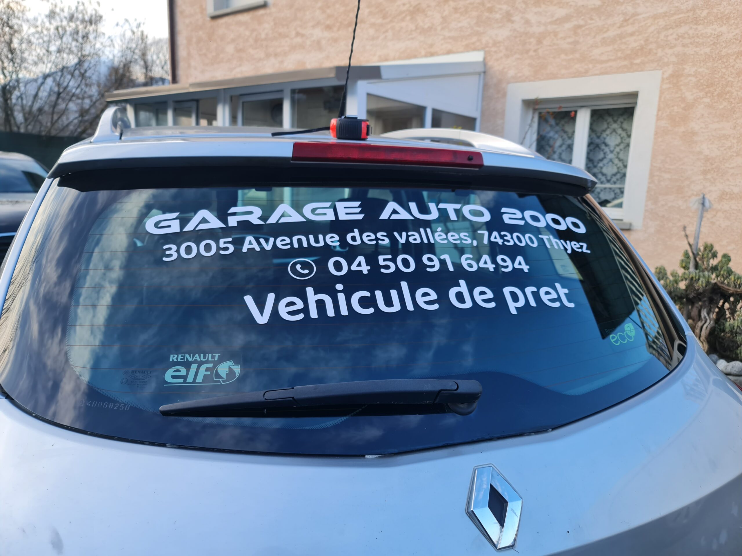Flocage véhicule pour Garage Auto 2000